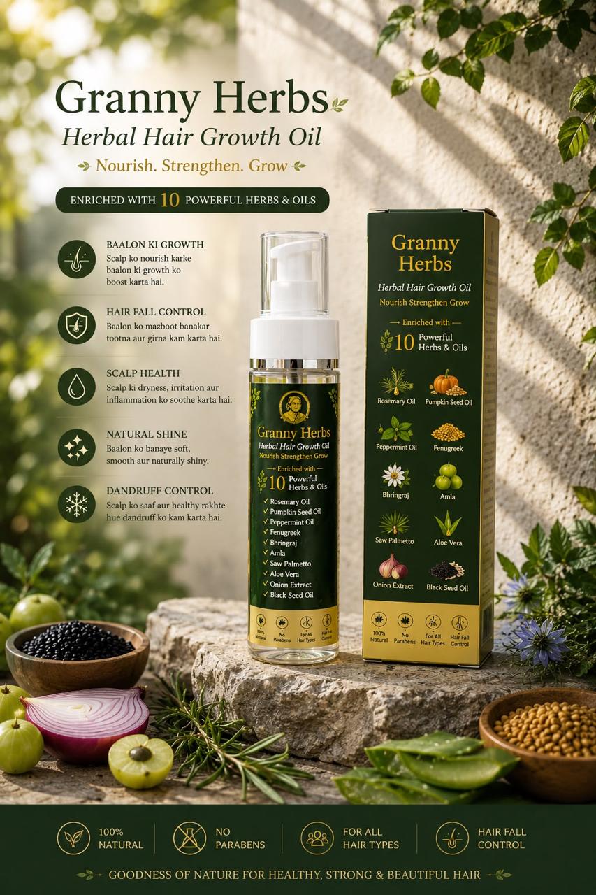 Granny Herbs Herbal Hair Growth Oil
